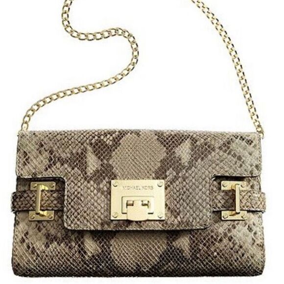Michael KORS Astrid Python Combo - Picture 1 of 7